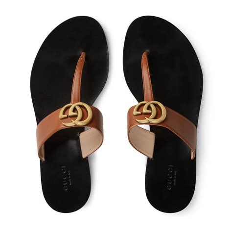 gucci women's double g thong sandal|Gucci thong sandals women's.